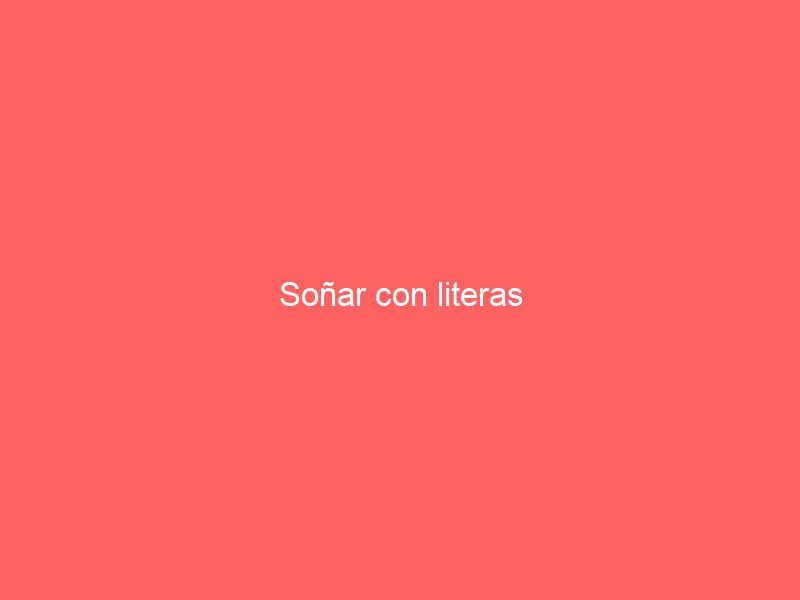 Soñar con literas