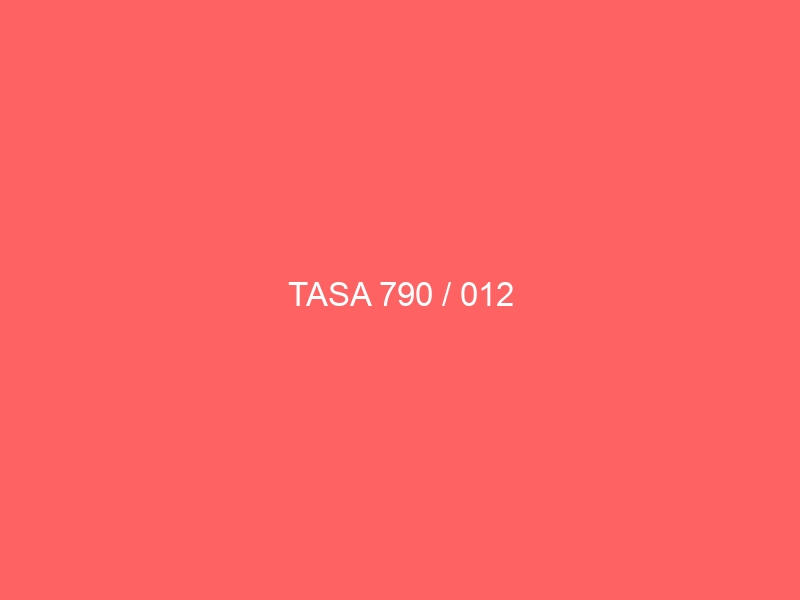 TASA 790 / 012