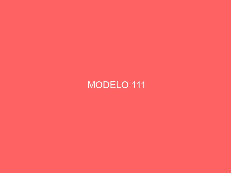 MODELO 111