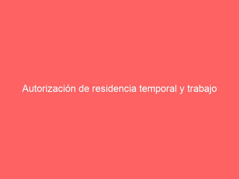 Autorización de residencia temporal y trabajo por cuenta ajena para deportistas profesionales. ¿Qué requisitos se exigen?