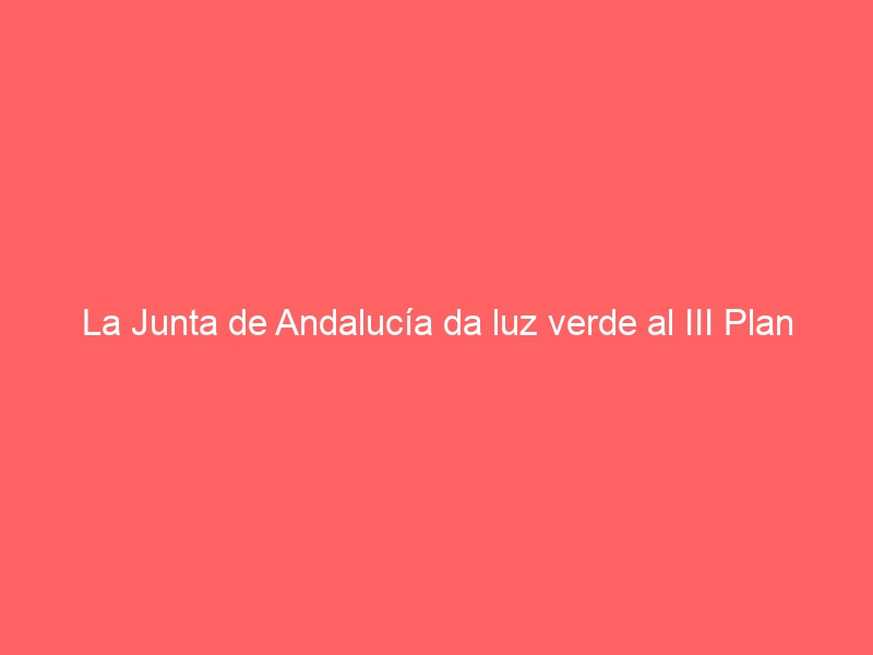 La Junta de Andalucía da luz verde al III Plan Integral para inmigrantes
