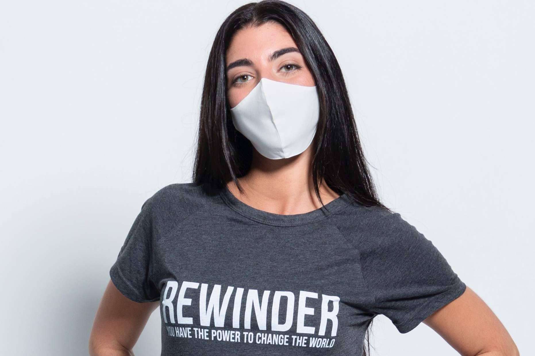 Las mascarillas reutilizables de Rewinder evitan 50.000.000 mascarillas desechables, y contando...