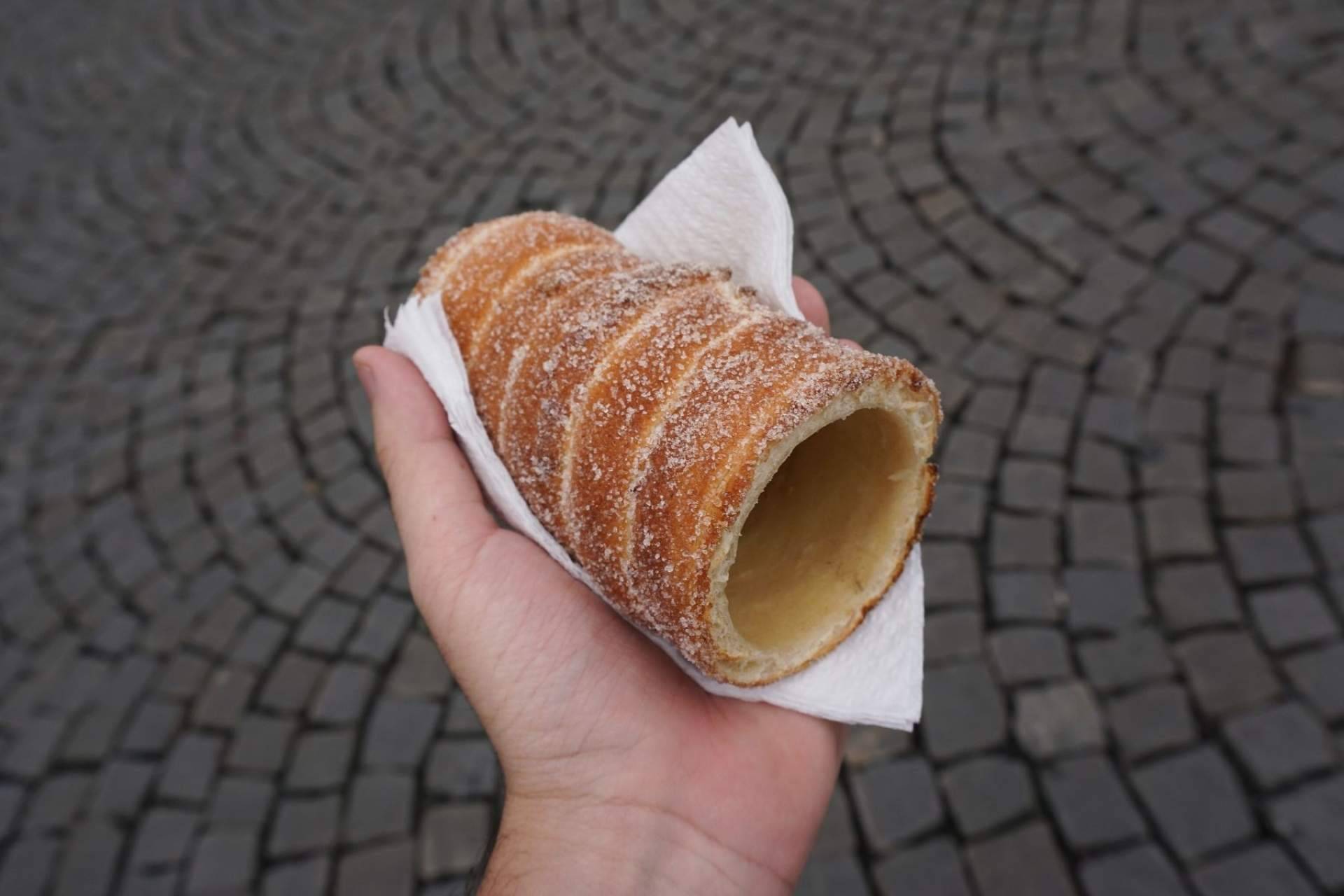 Pastel de chimenea: el dulce húngaro de la empresa Dulce de Chimenea, uno de los más populares en Madrid