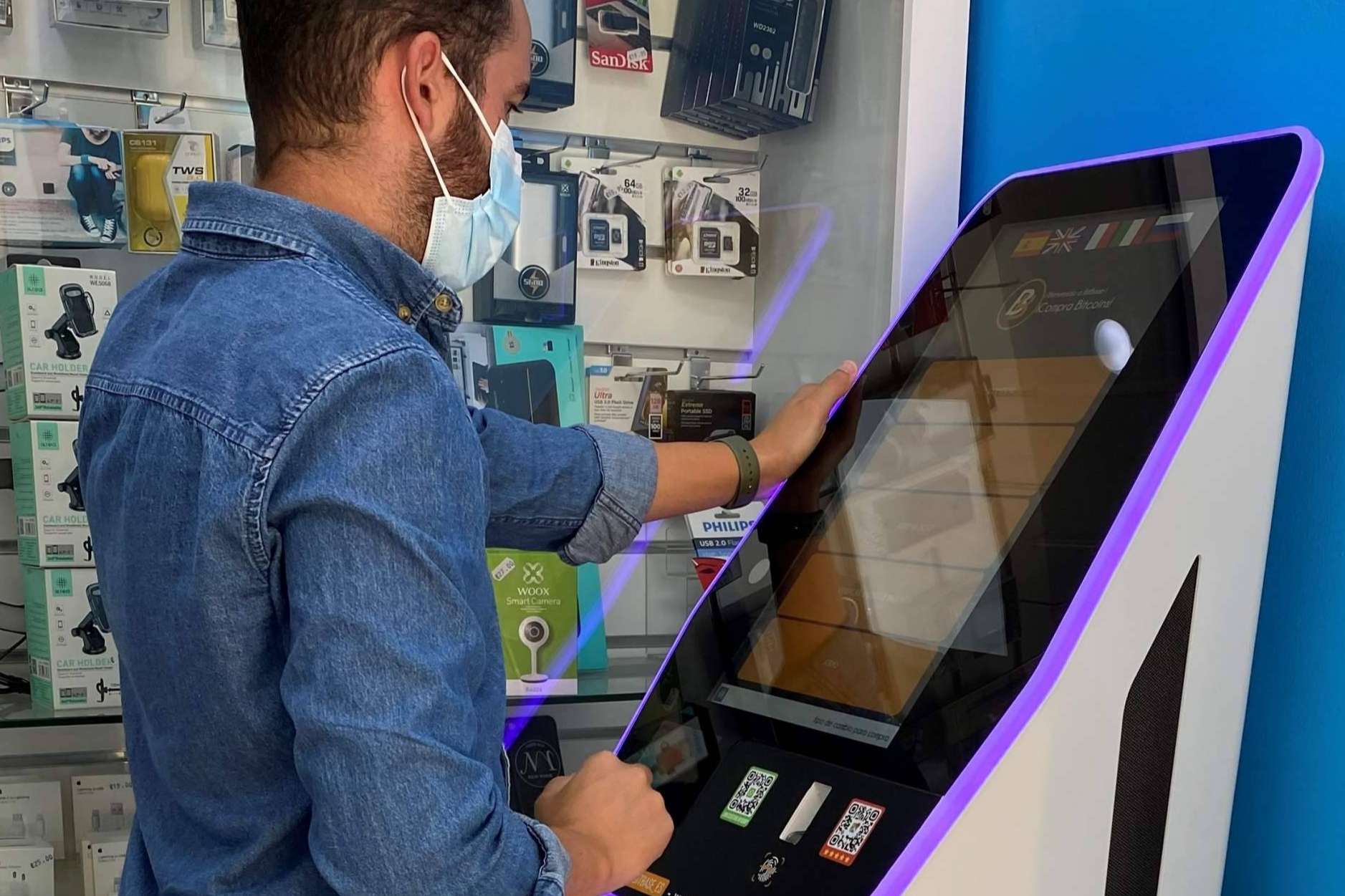 El cajero Bitcoin en Sevilla situado en Reparación iPhone Sevilla
