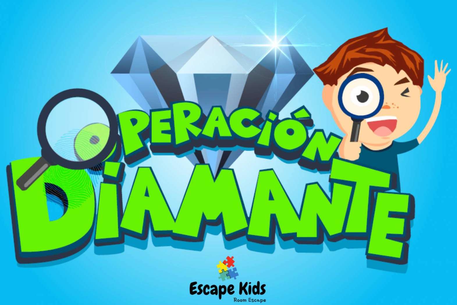 El juego de Operación Diamante de Escape Kids es una de las mejores actividades para celebrar un cumpleaños