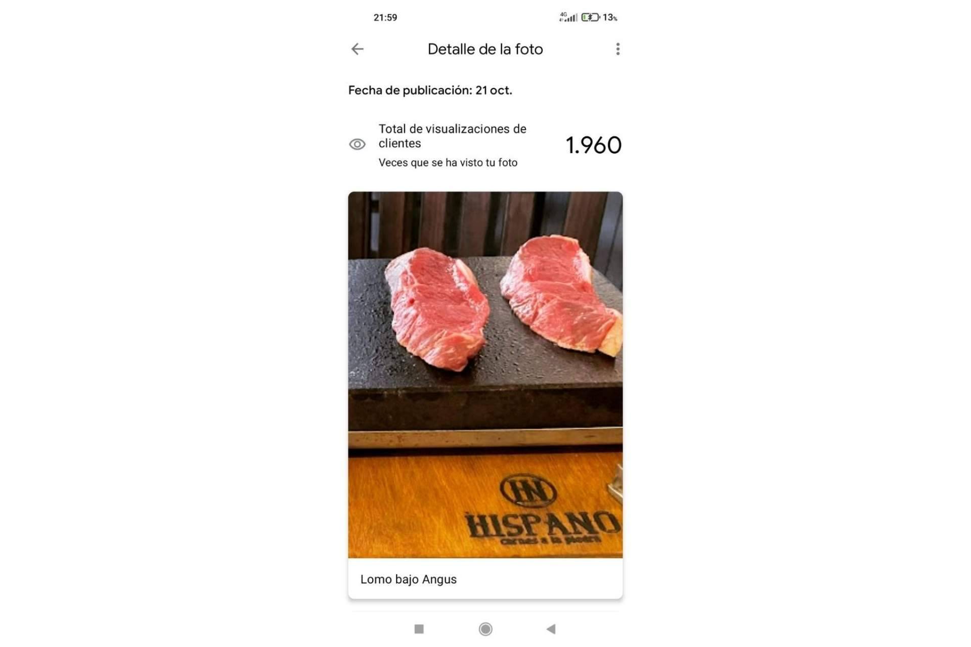 El restaurante Asador Uruguayo Hispano cuenta con una valoración de 4.9 en Google