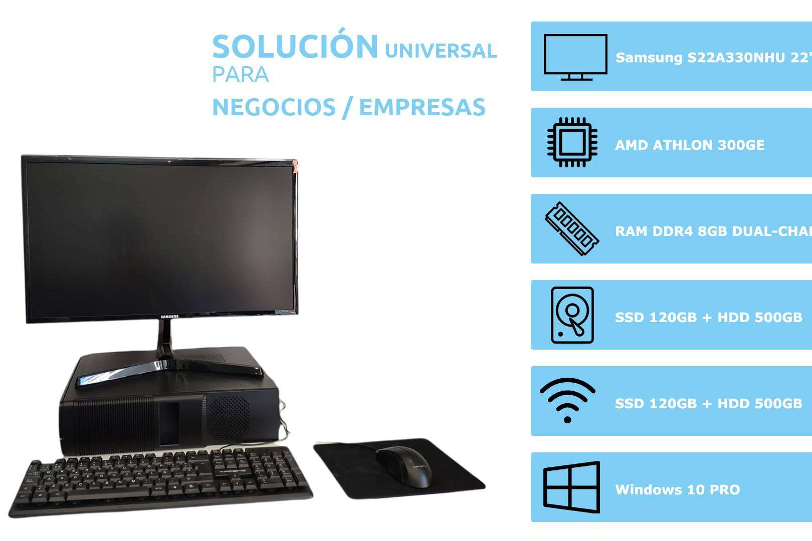 Las ventajas de los ordenadores para oficinas, de uso doméstico y gamers montados a piezas de la mano de PC Gangas