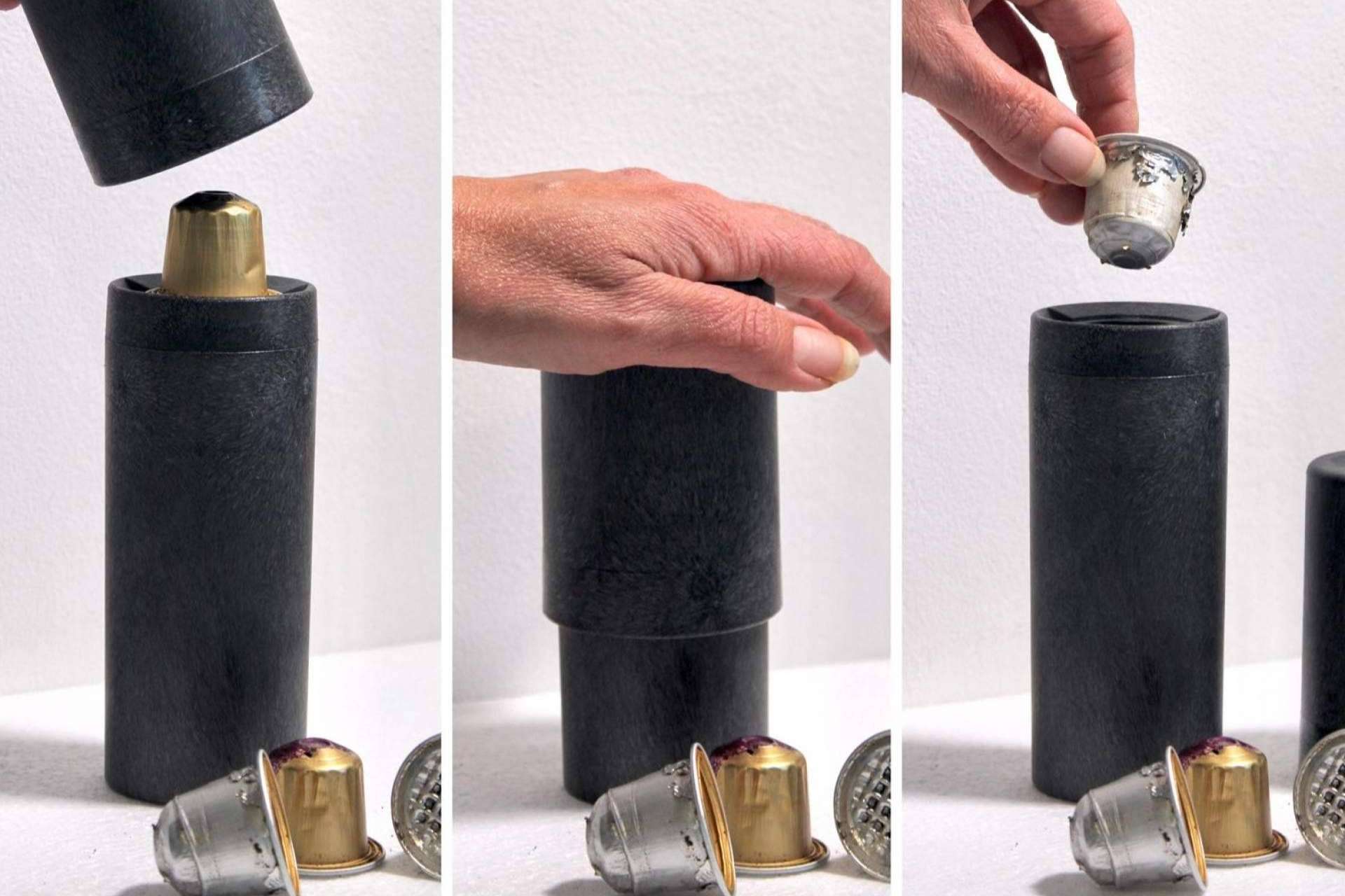 Reciclar las cápsulas de café con el invento de Coffee Out