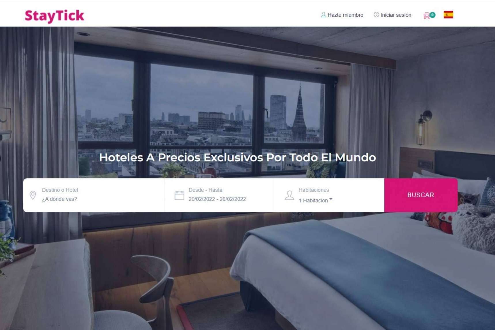 Buenos precios garantizados en las reservas de hotel durante todo el año, gracias a la suscripción en StayTick