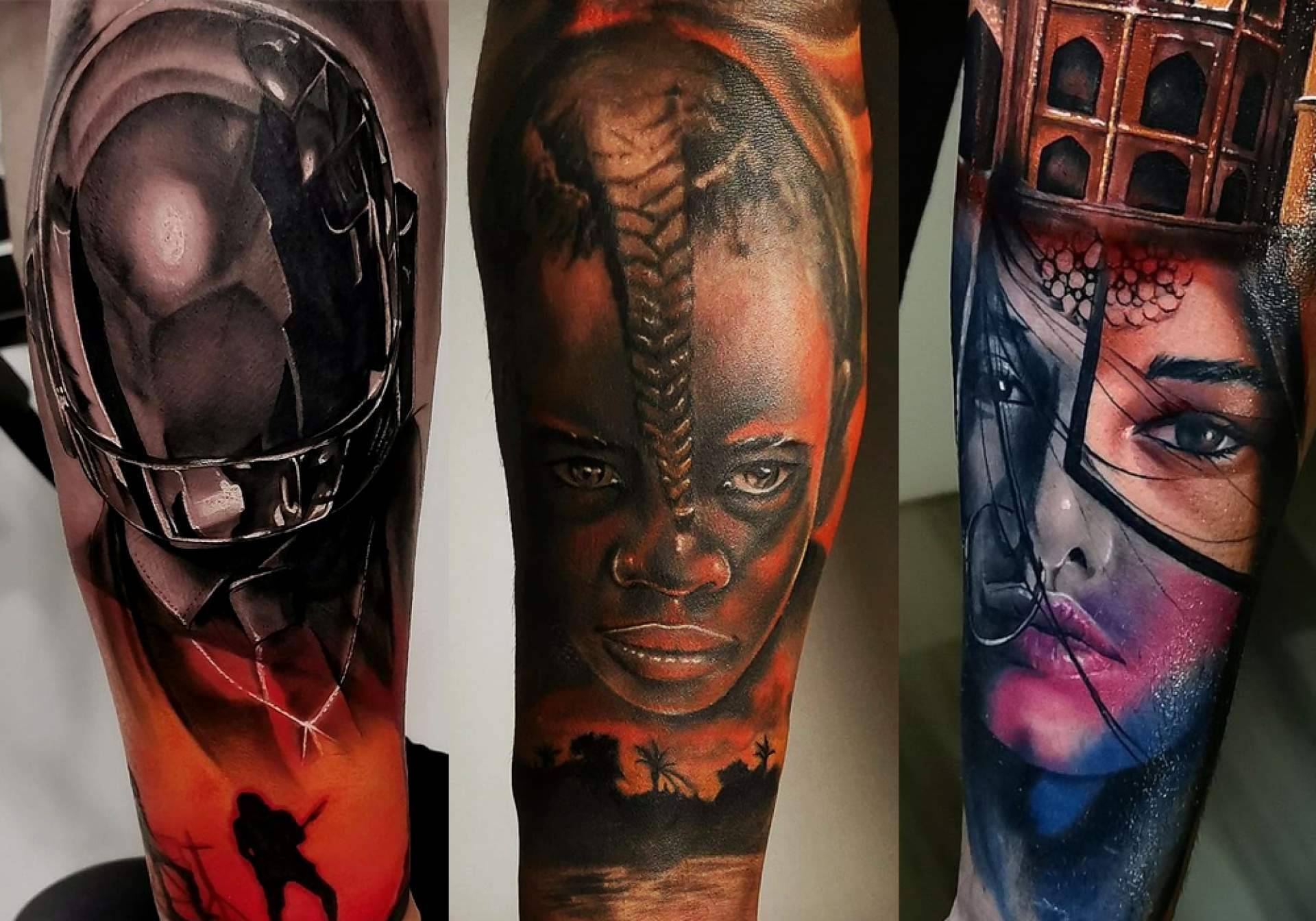Tatuajes de retrato en Barcelona de la mano del estudio Steel of Doom
