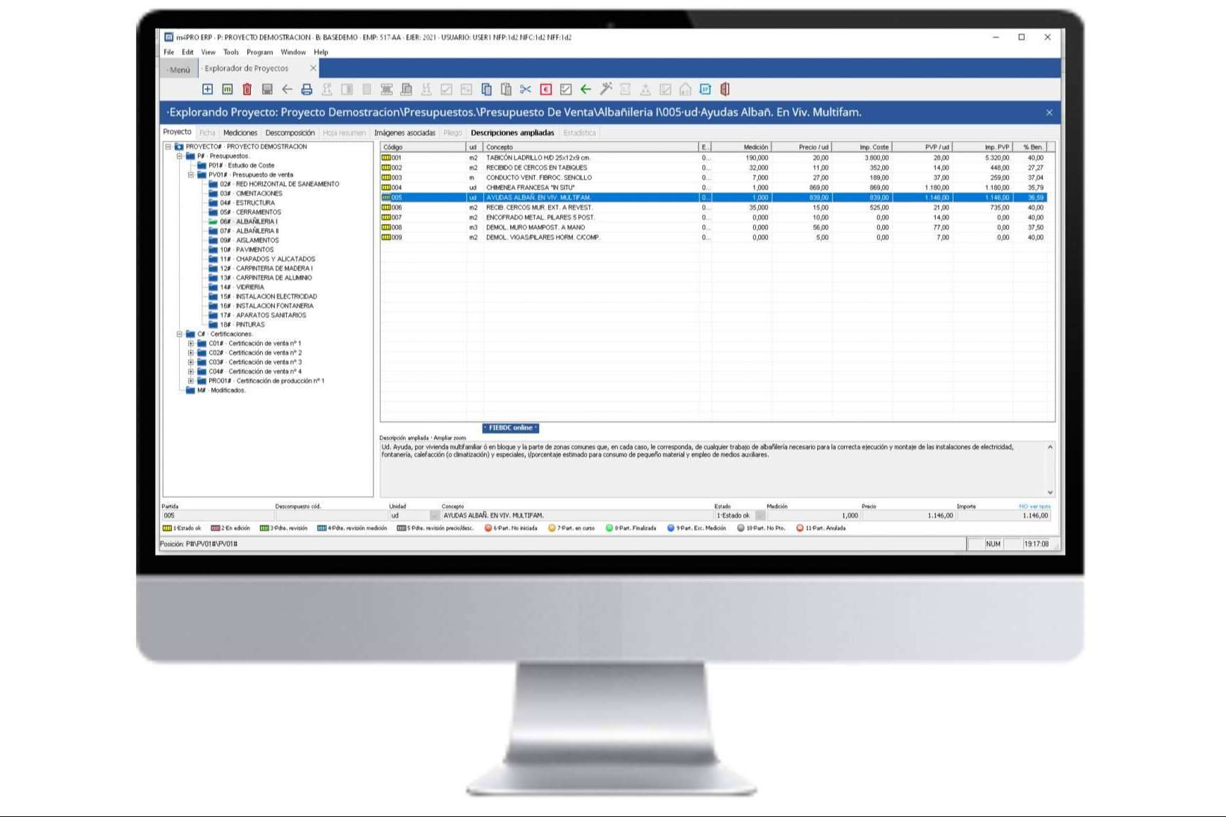 SOLINAT brinda un software ERP especializado en la gestión de obras, de alto rendimiento y máximas prestaciones