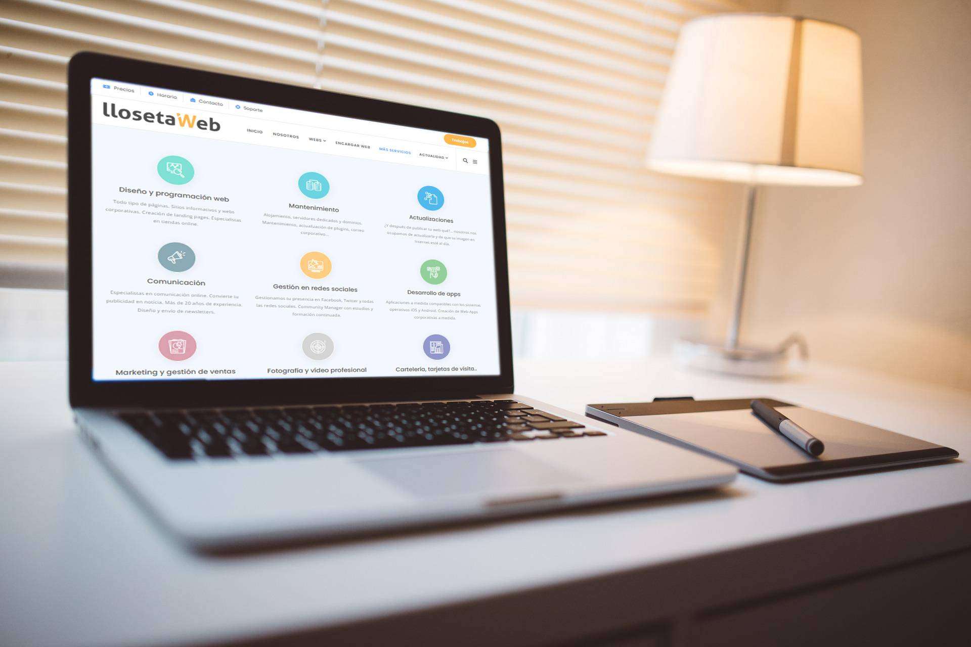 Llosetaweb aumenta su oferta de servicios digitales