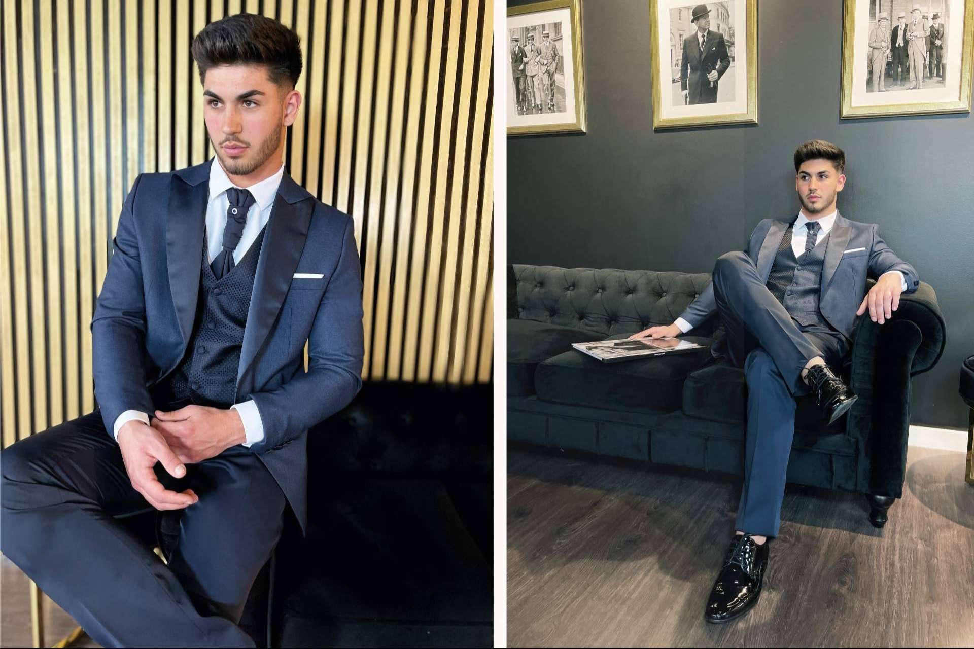 Trajes de novio para todos los estilos en el Atelier de Bodas