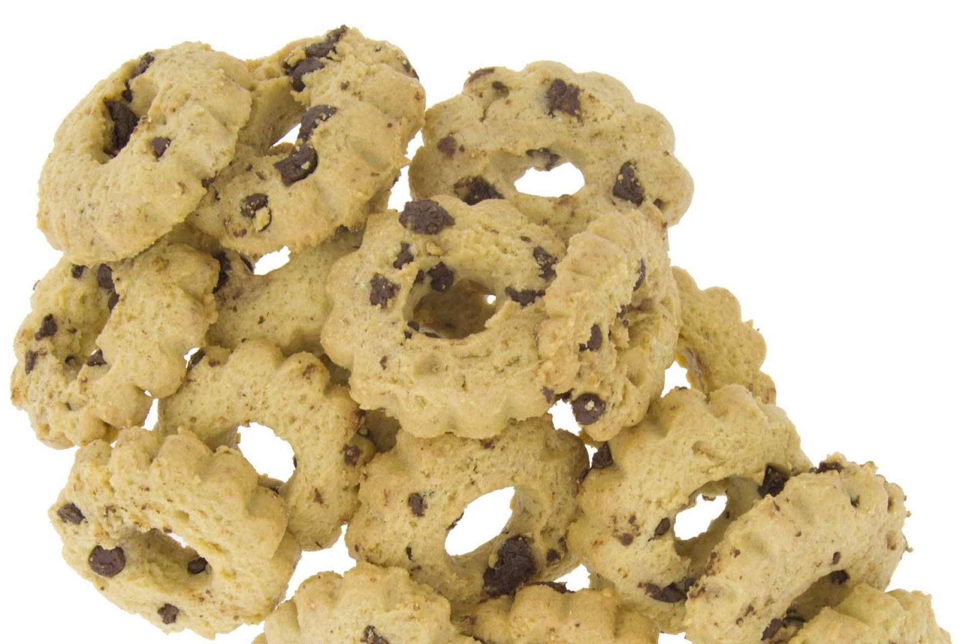 Los chocorroscos de Kamut son las galletas de chocolate de Biopanadería ideales para aperitivos, meriendas y desayunos