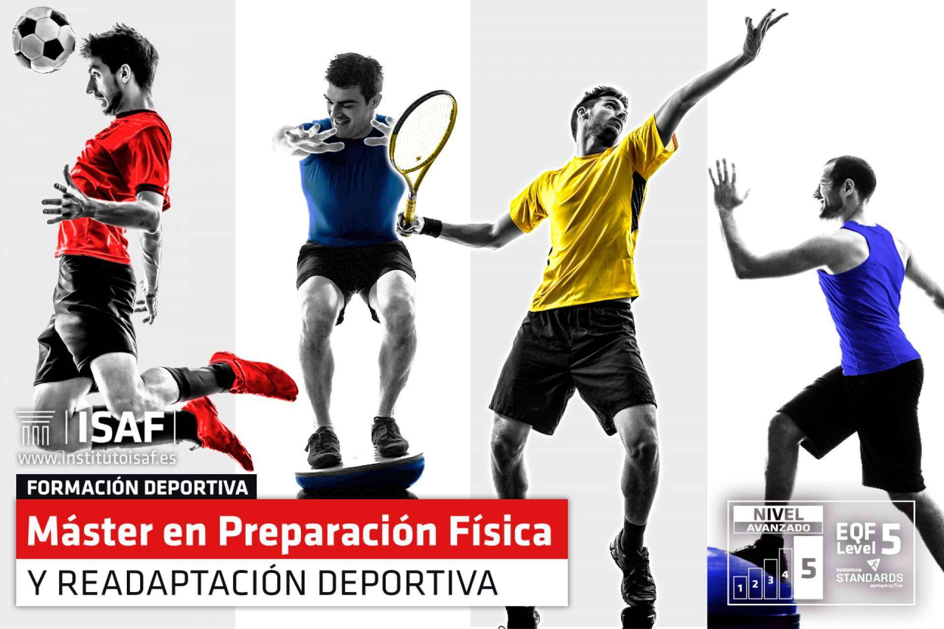 Cursar el Máster en Preparación Física y Readaptación Deportiva del ISAF