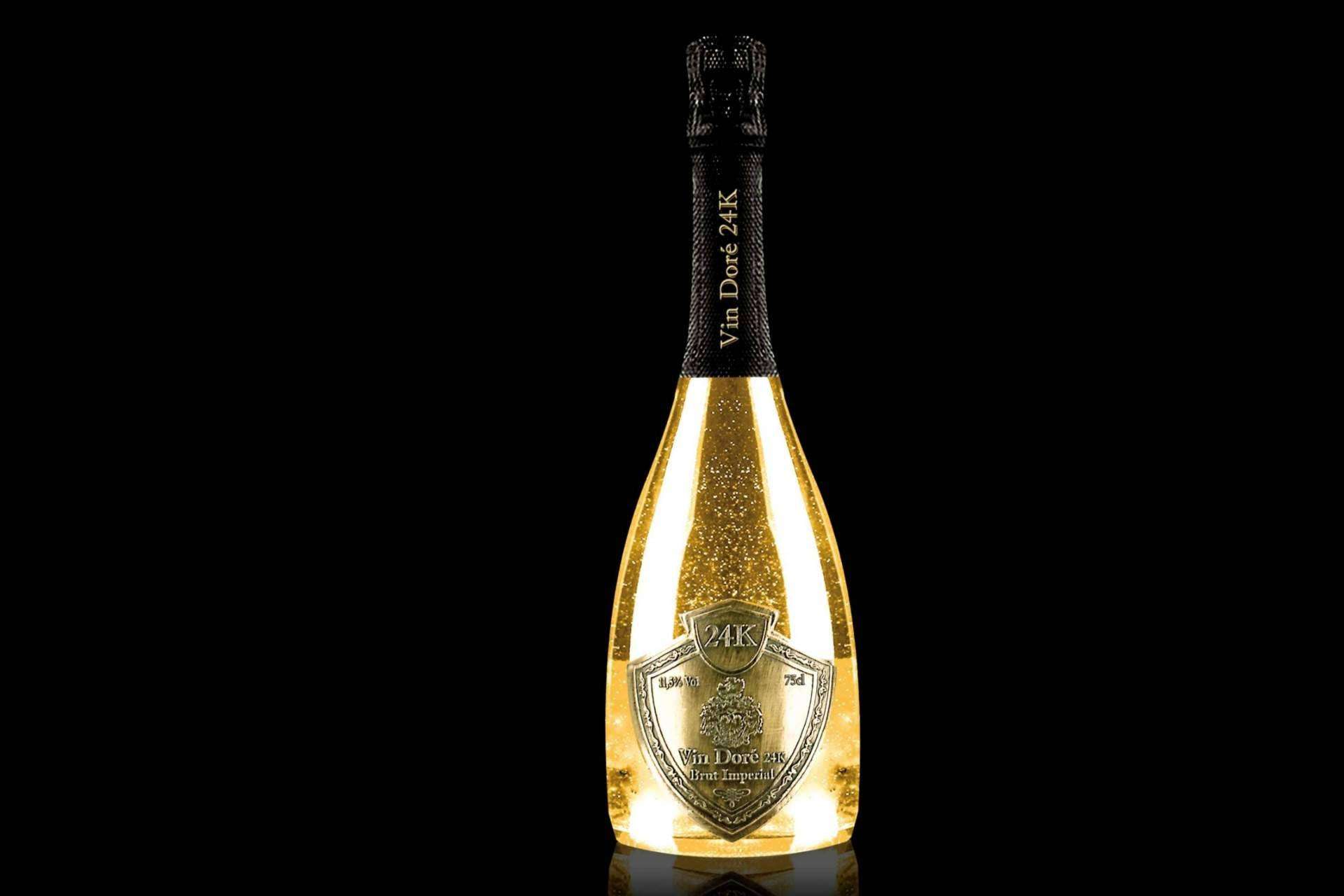 Un vino espumoso único presente en los eventos más prestigiosos, Vin Doré 24K