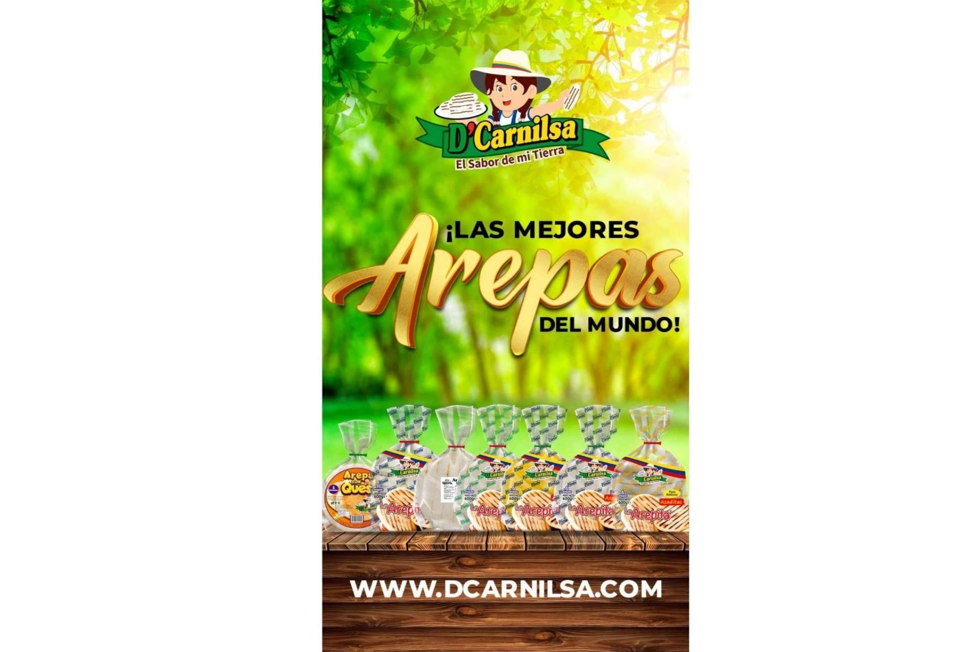 D'Carnilsa, el verdadero sabor colombiano y venezolano con sus arepas