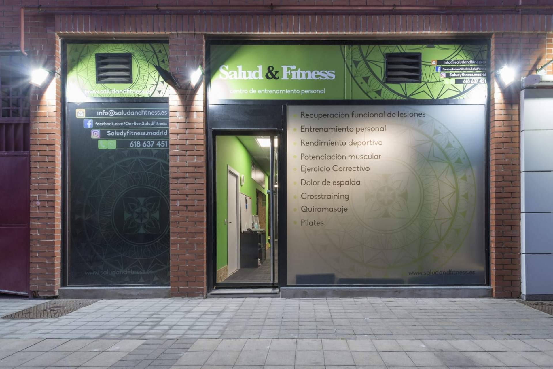 Salud & Fitness y los servicios de entrenamiento personal
