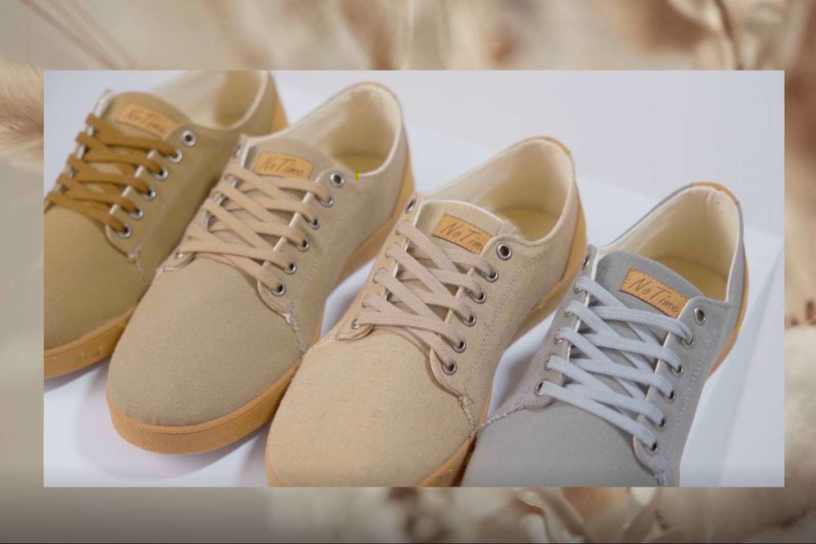 Zapatillas fabricadas a partir de pelotas de tenis recicladas, el innovador proyecto español de la firma NoTime