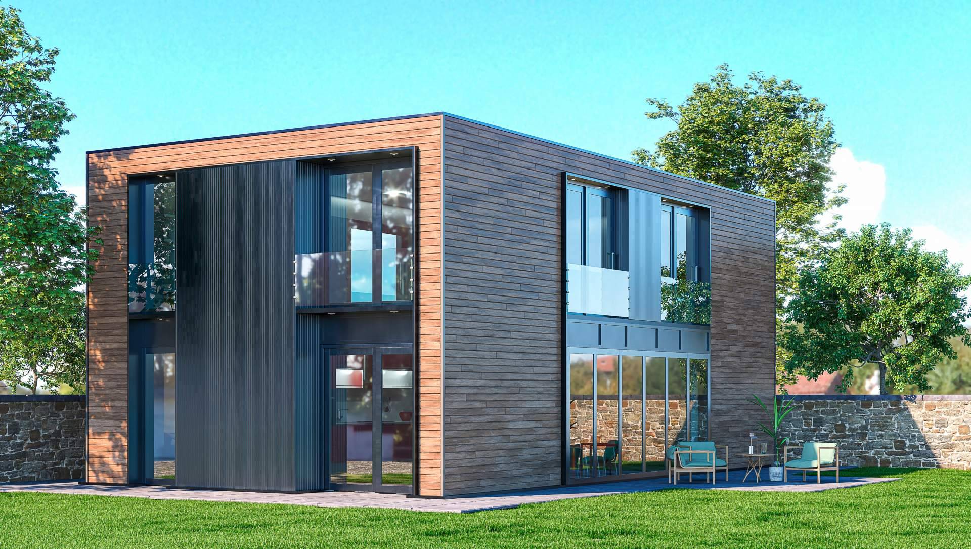 La iniciativa de KIRSAN Invest para pequeñas y medianas empresas consiste en edificios modulares compactos con paneles solares integrados