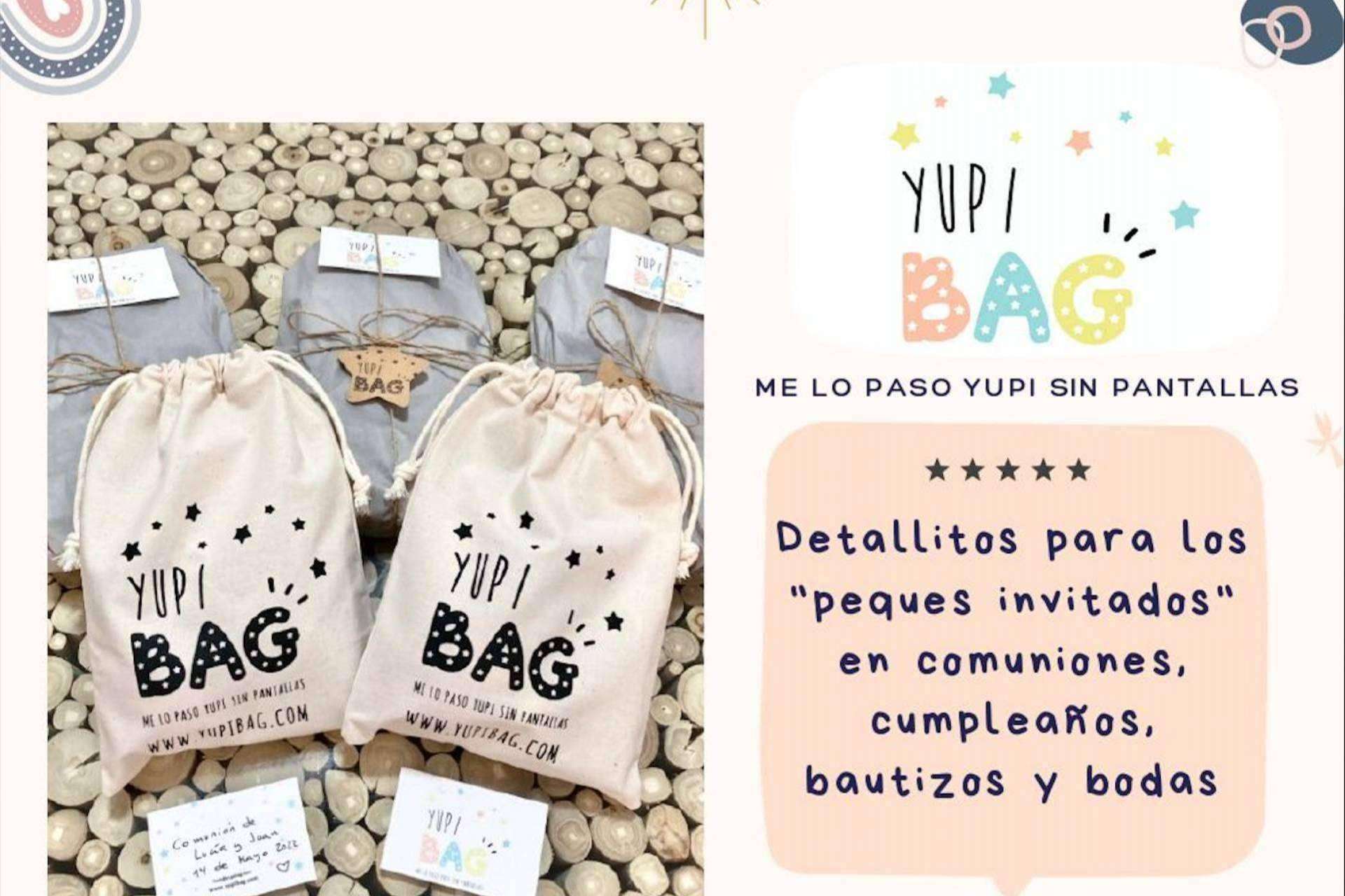 YupiBag presenta su bolsa de juguetes para niños más pequeña para regalar