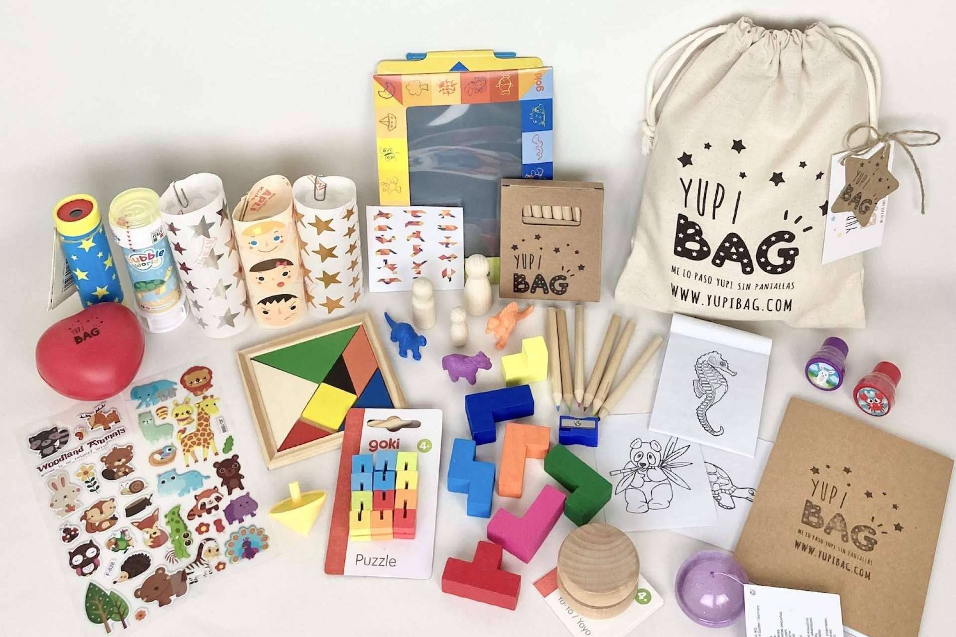 Regalar a los peques invitados en eventos una YupiBag como alternativa a las pantallas