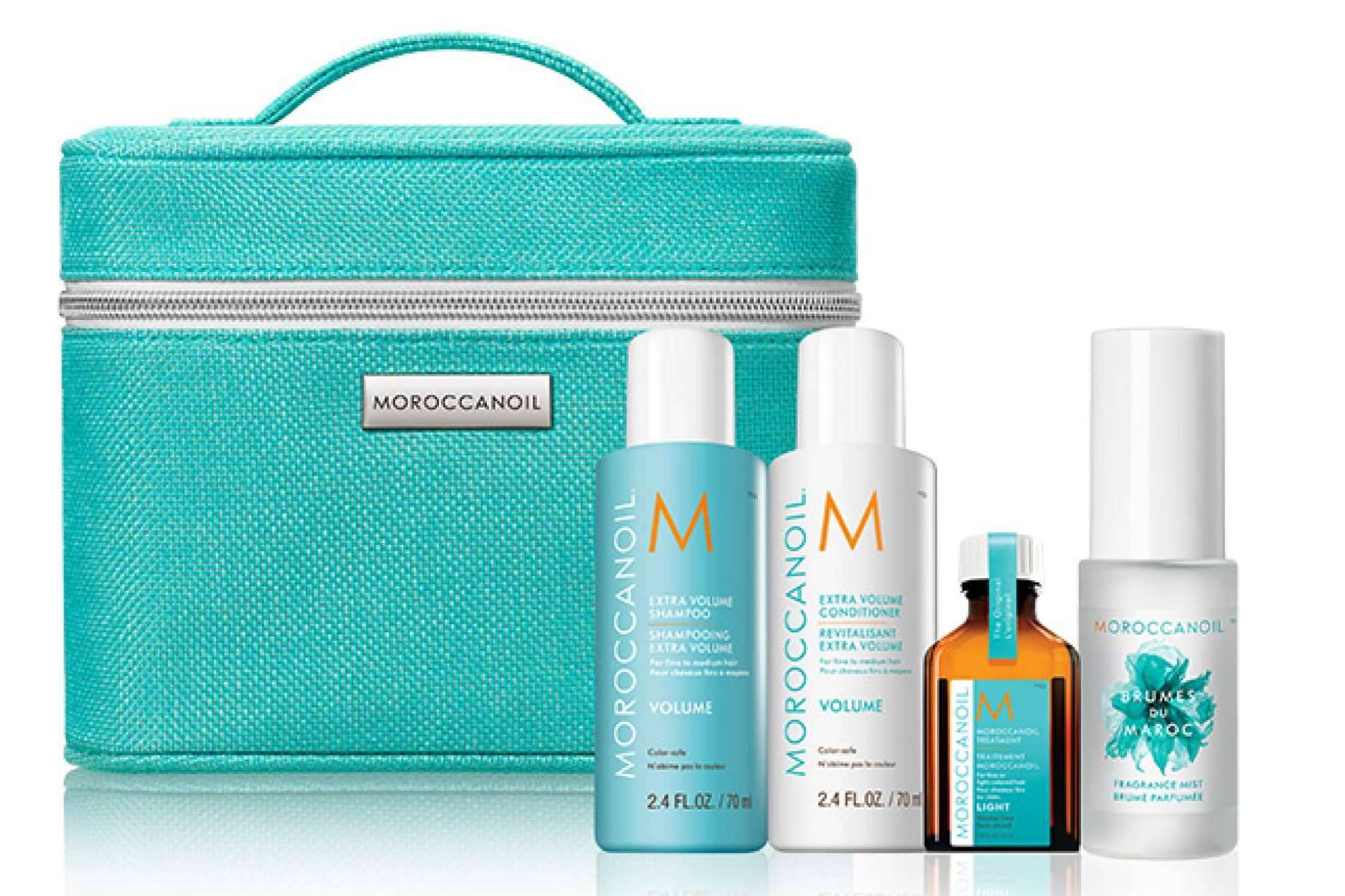 Nuevos neceseres de viaje Moroccanoil disponibles en Llarcó