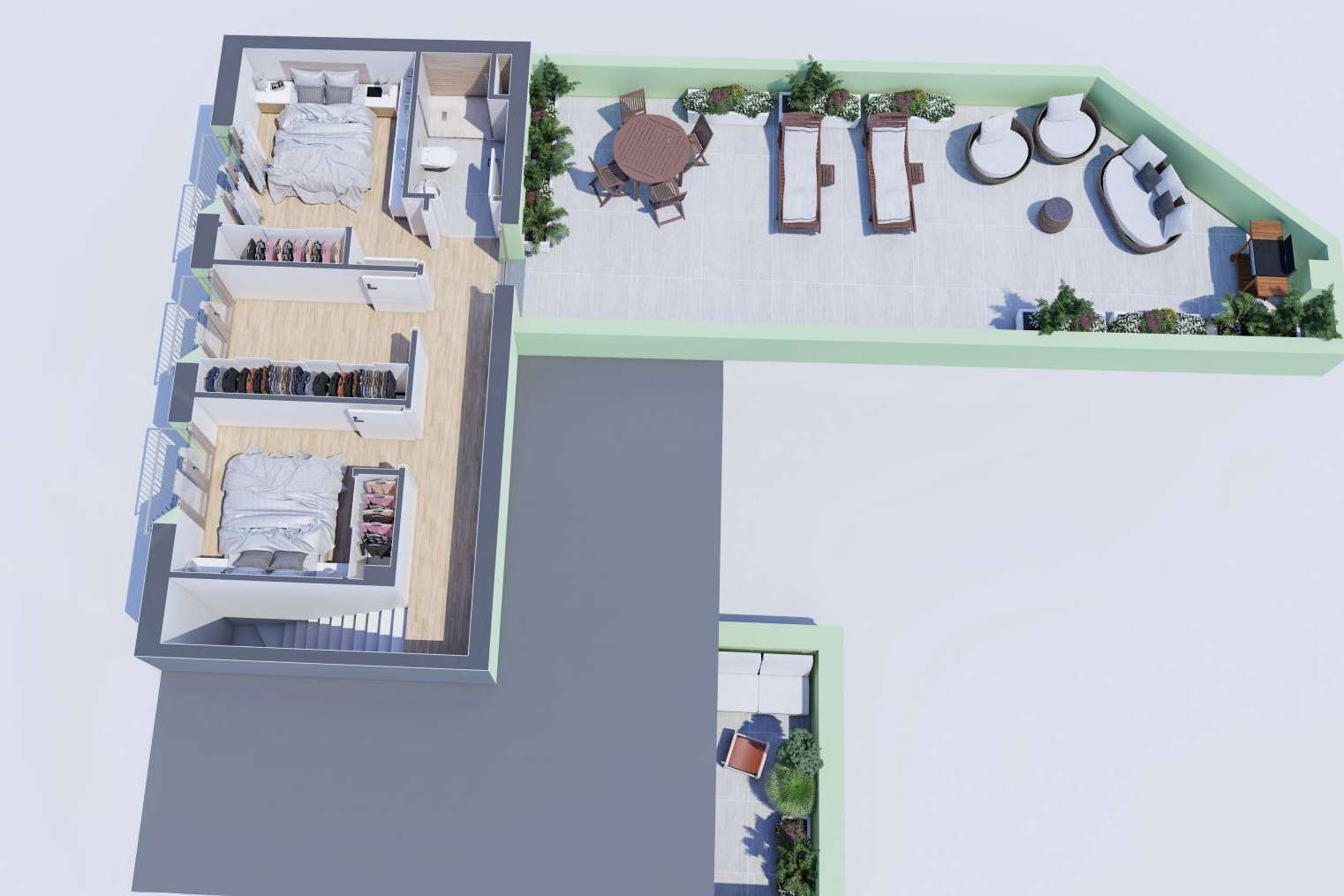 ¿Por qué tipo de casa se inclinan los jóvenes de Barcelona? Obra nueva con amplias terrazas y luz natural