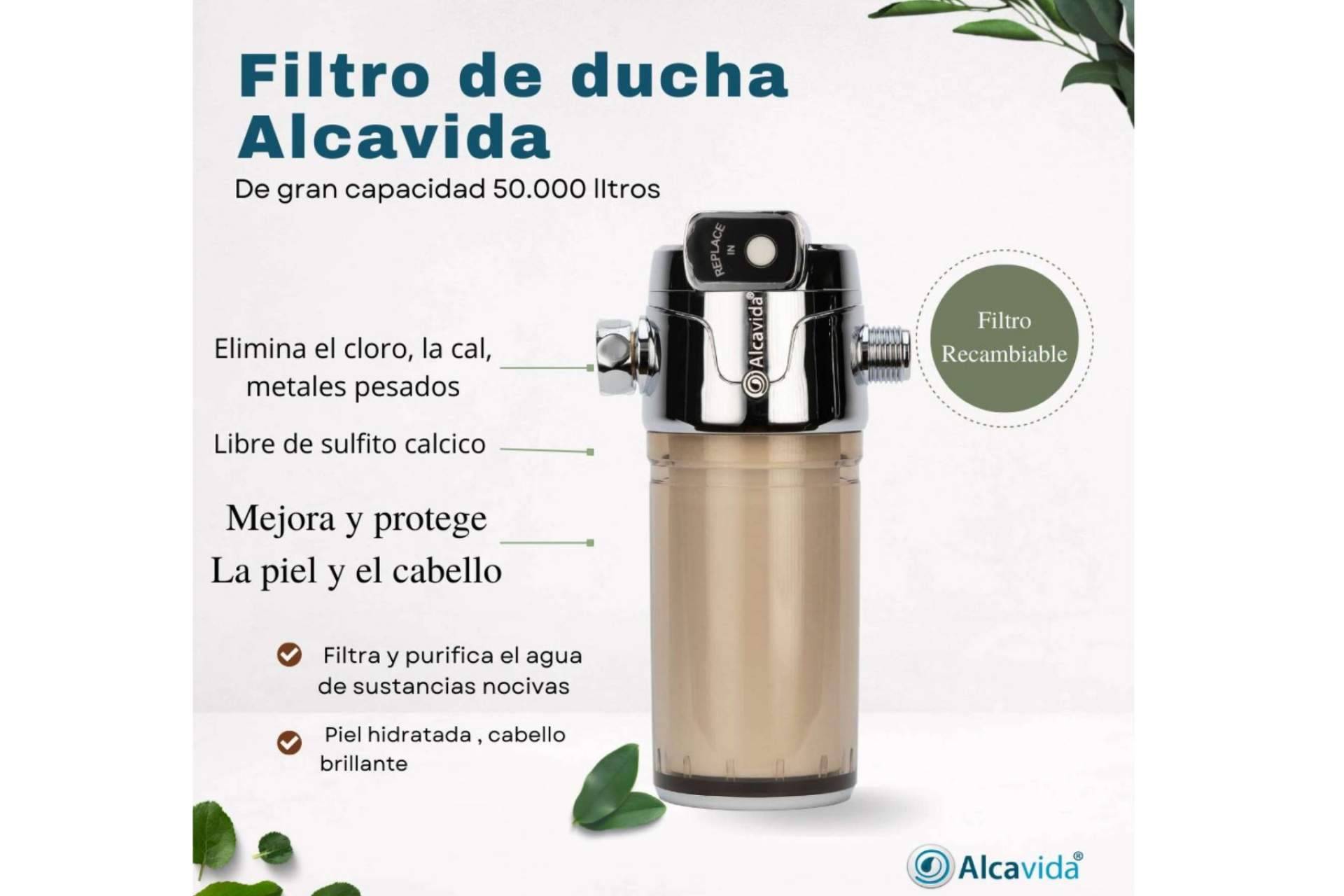 Filtros para la ducha para cuidar el cabello y la piel