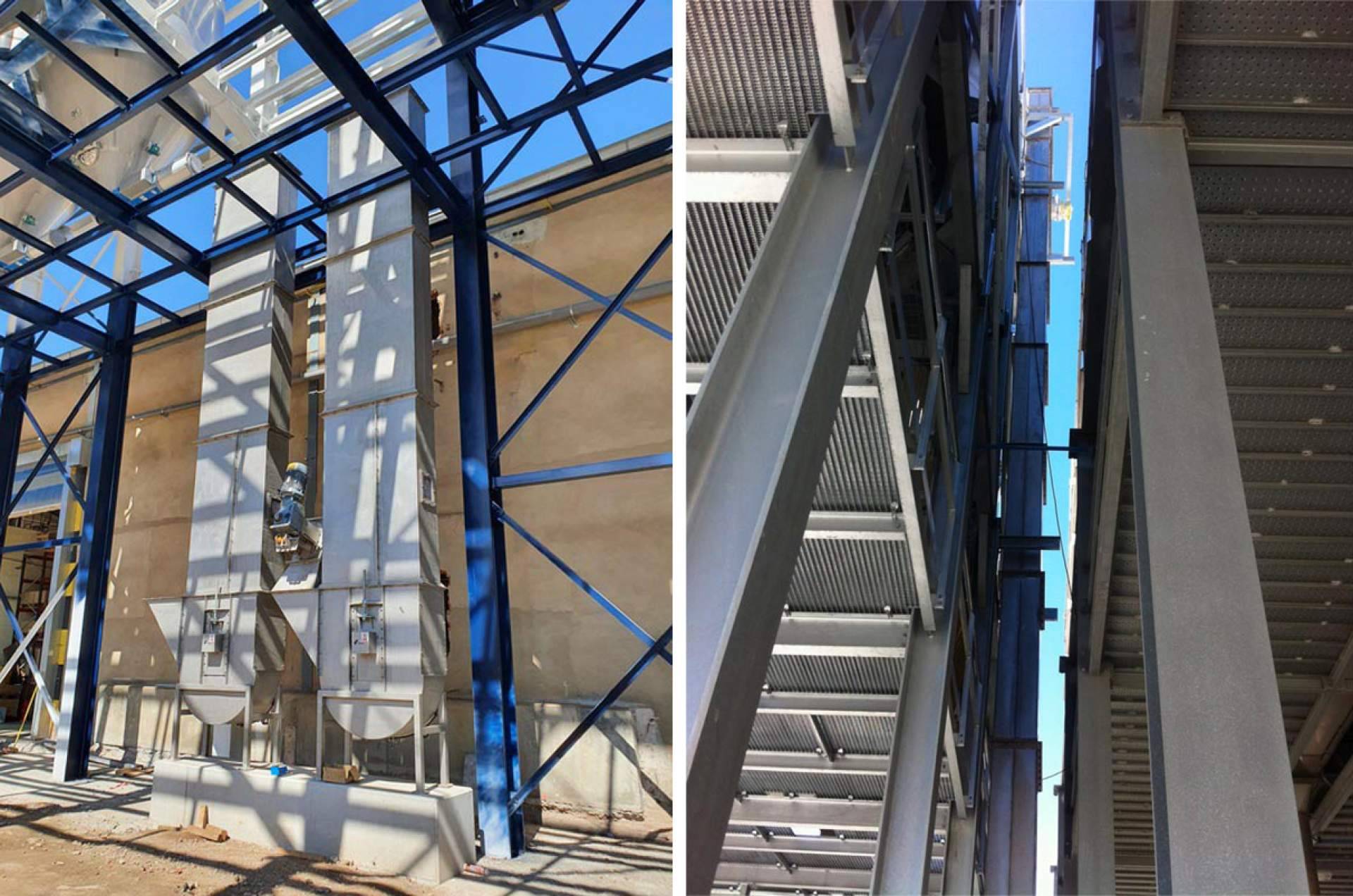 La compañía de diseño y fabricación de maquinaria industrial Domfesa cuenta con un amplio catálogo de modelos de elevadores de cangilones