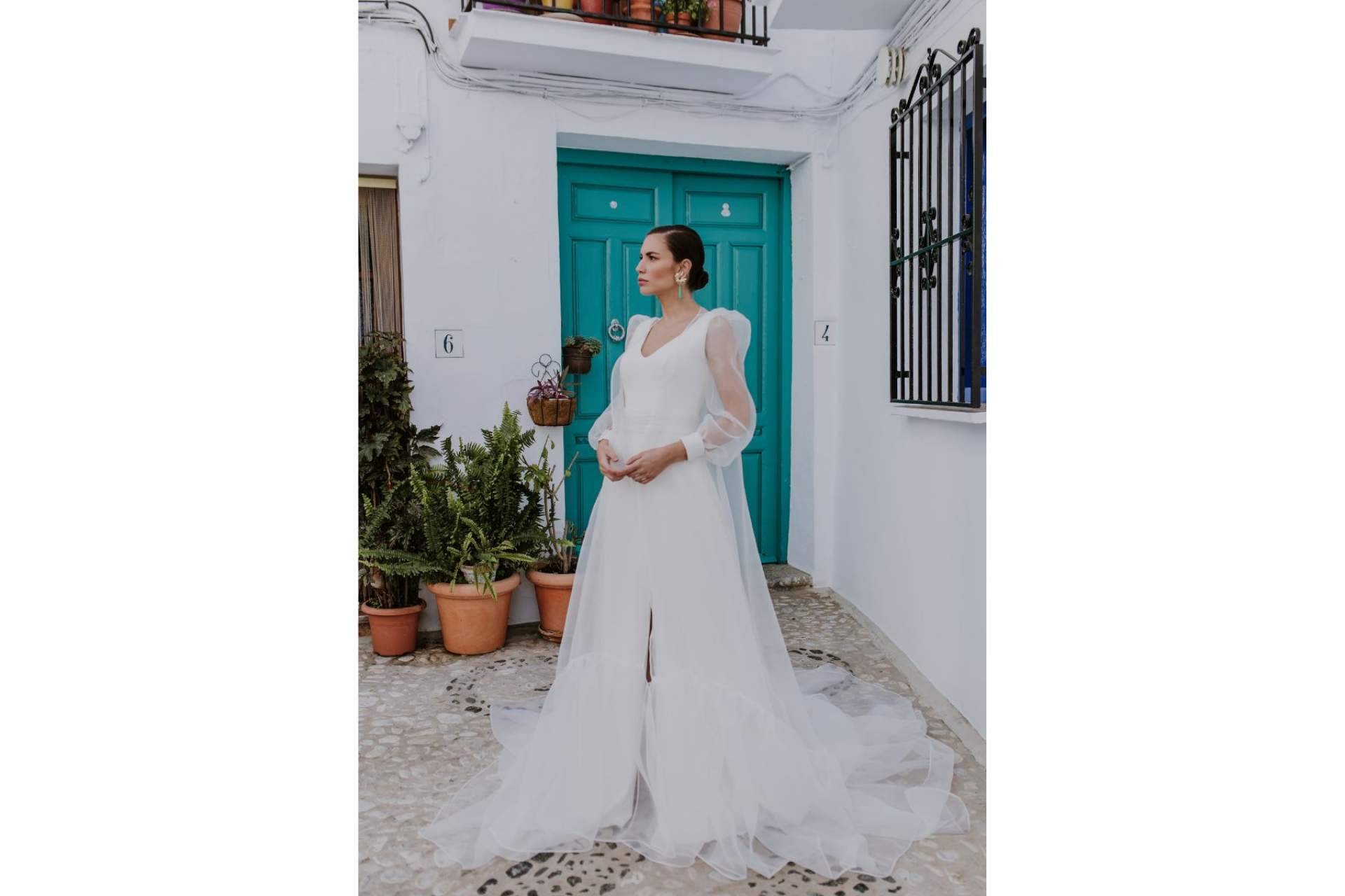 Silvia Fernández y sus vestidos de novia 2 en 1