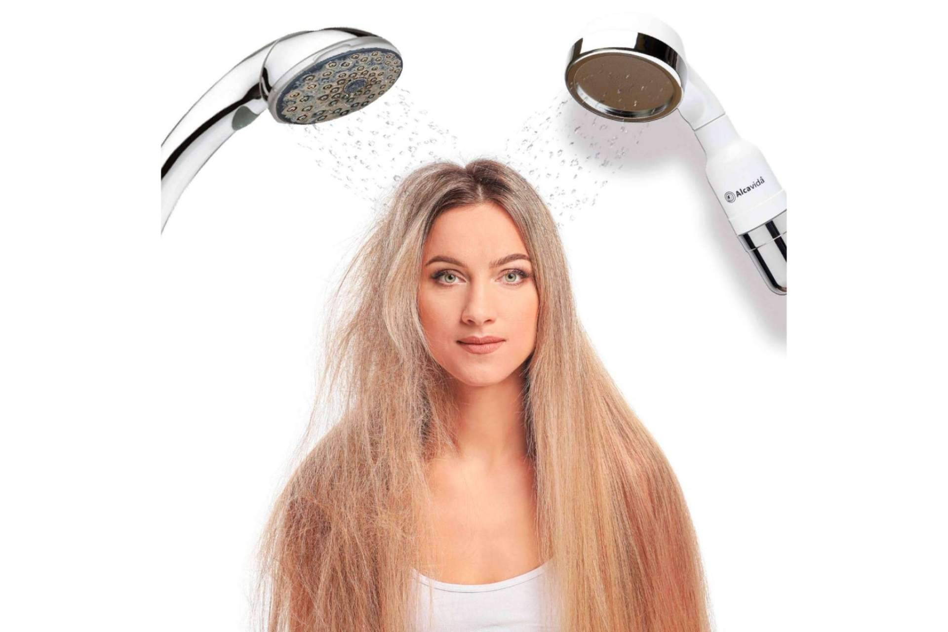 Cuidado de la piel y cabello con el filtro de ducha terapéutico Alcavida