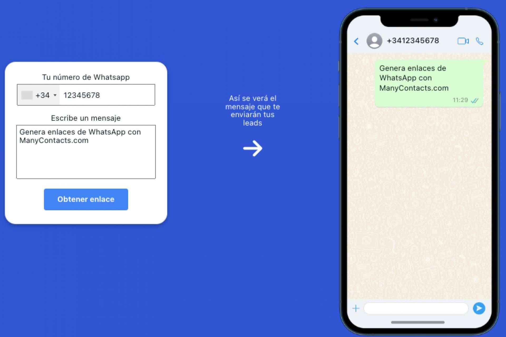 ManyContacts explica cómo vender con WhatsApp generando enlaces