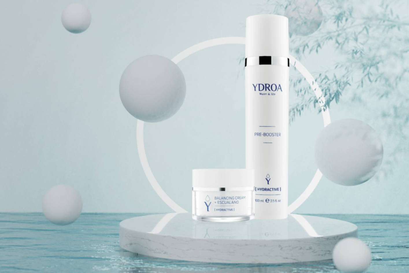 La nueva cosmética basada en el agua, Hydractive de Ydroa