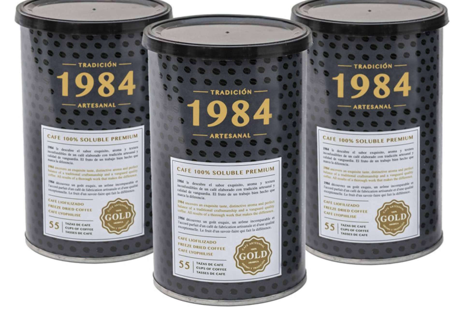 Los packs de café soluble 1984 que son un indispensable en el carrito