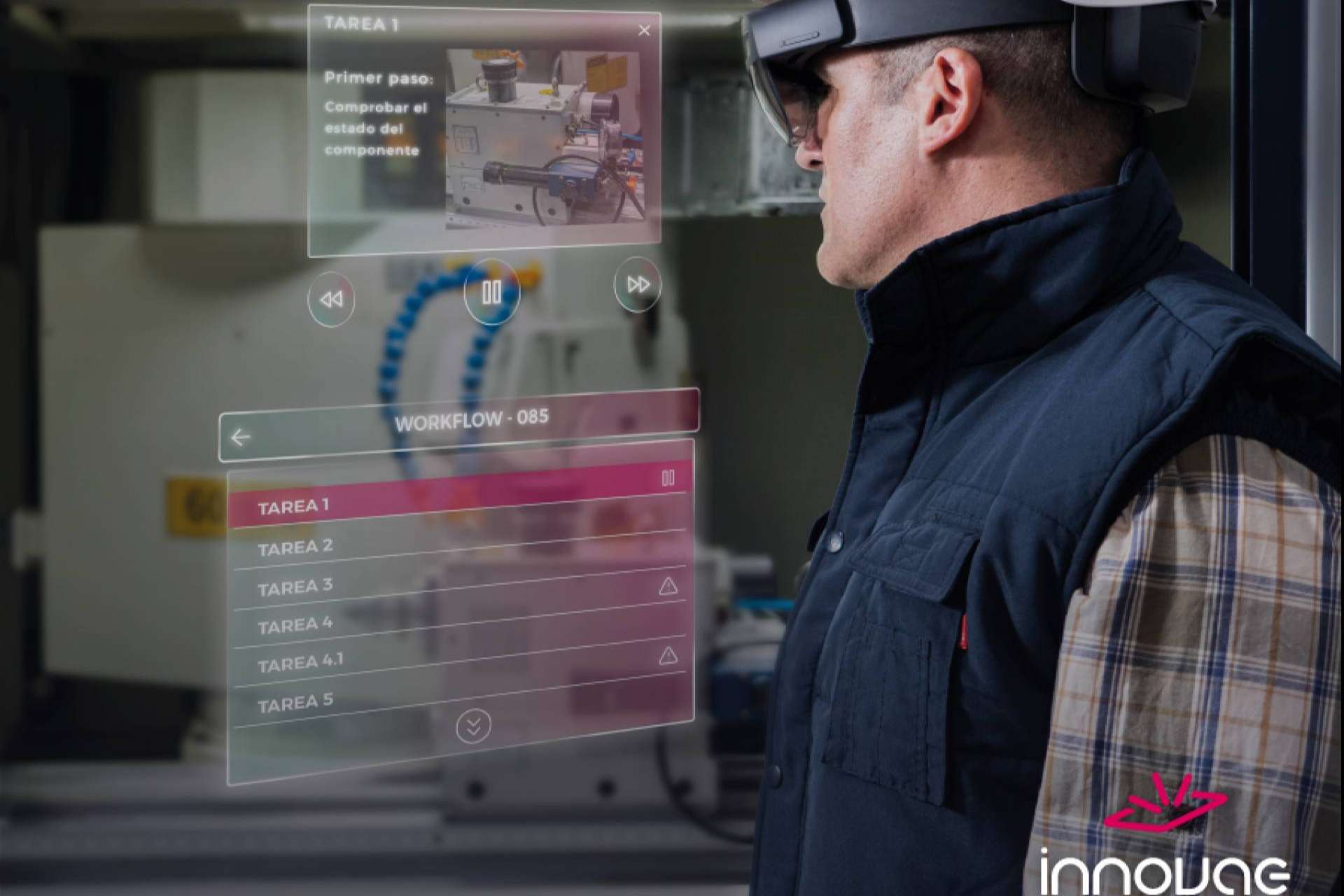 Innovae y la optimización de operaciones técnicas mediante la herramienta SAAM de realidad mixta