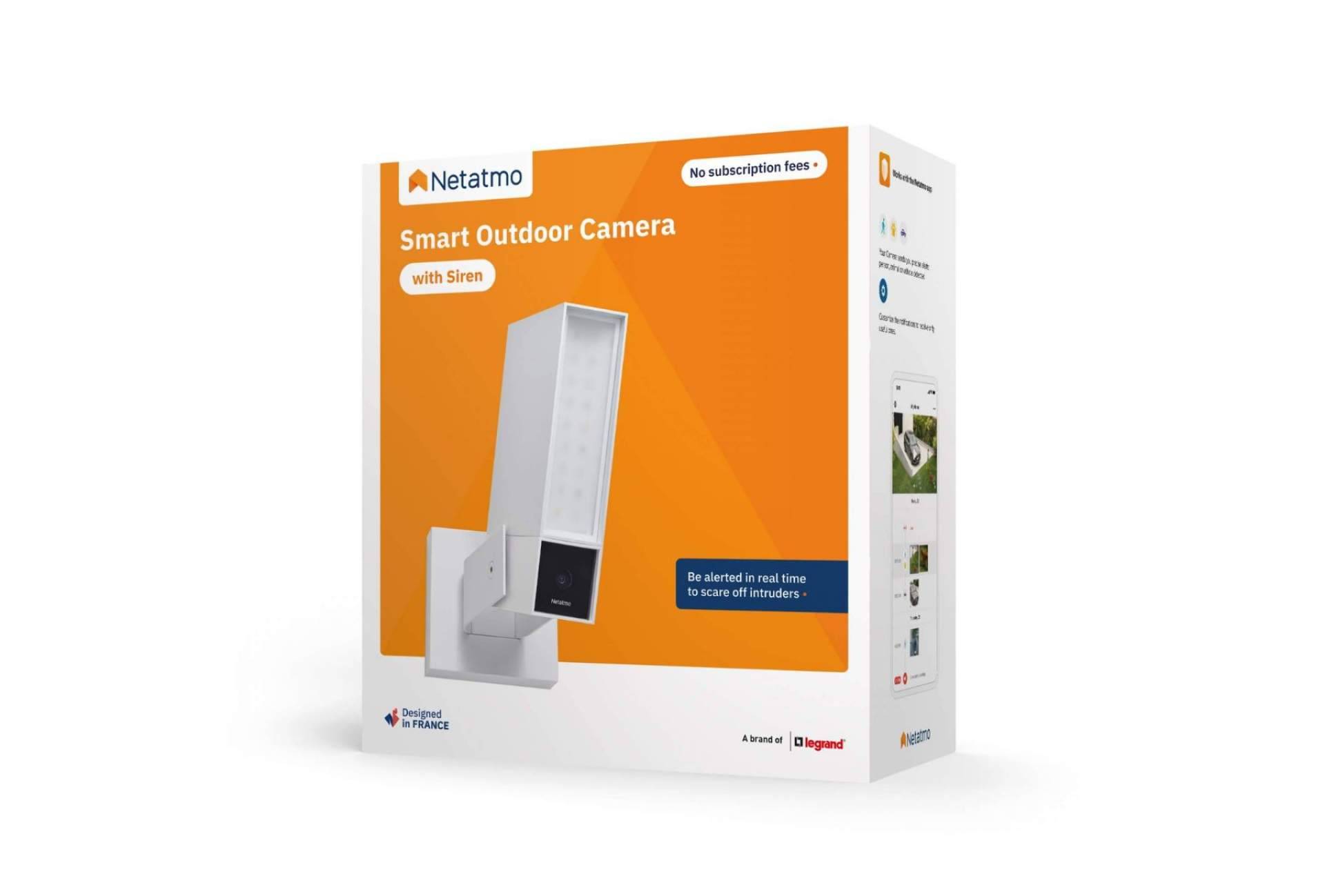 Netatmo estrena su nueva Cámara Exterior Inteligente con Sirena blanca