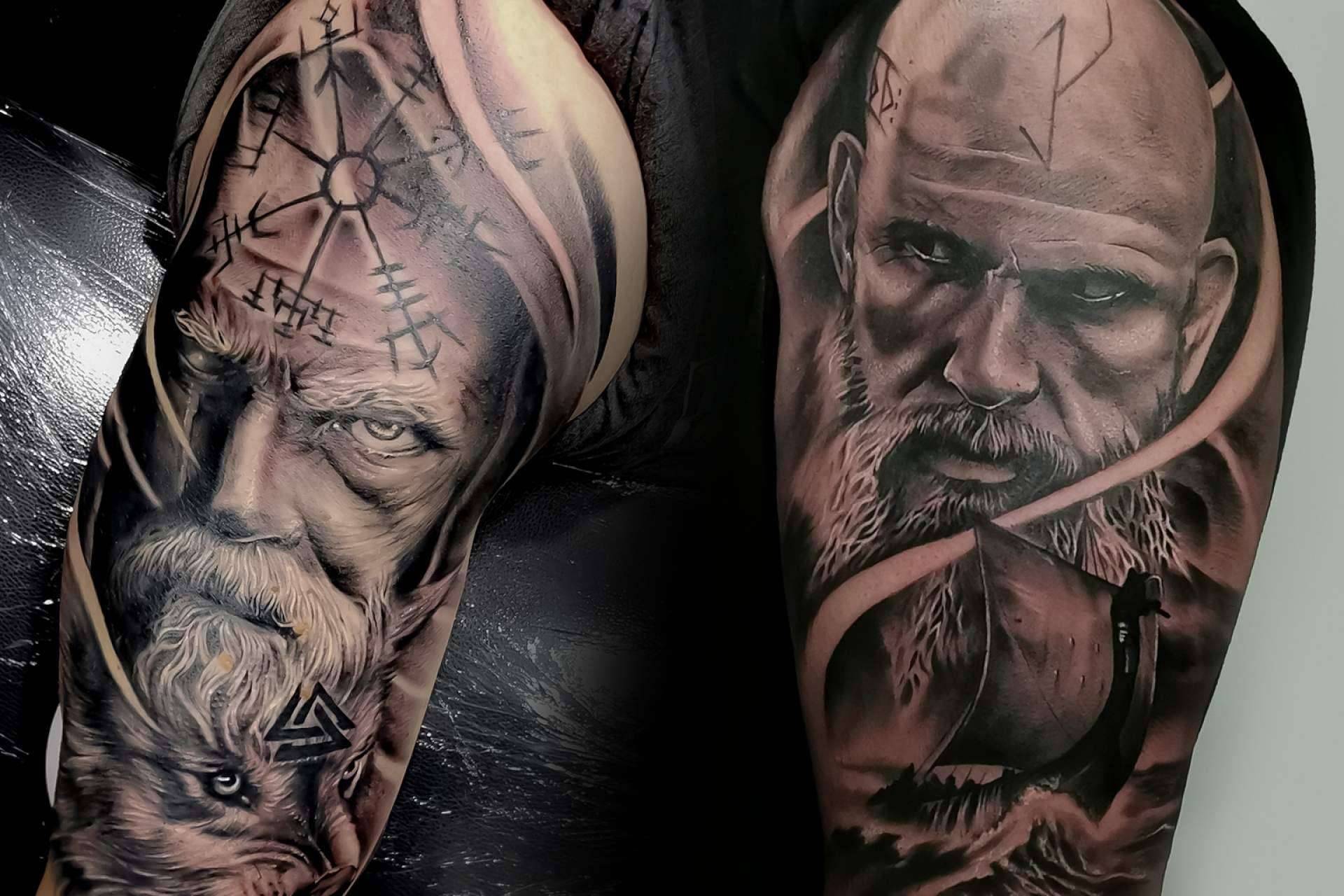 Steel of Doom realiza tatuajes de vikingos