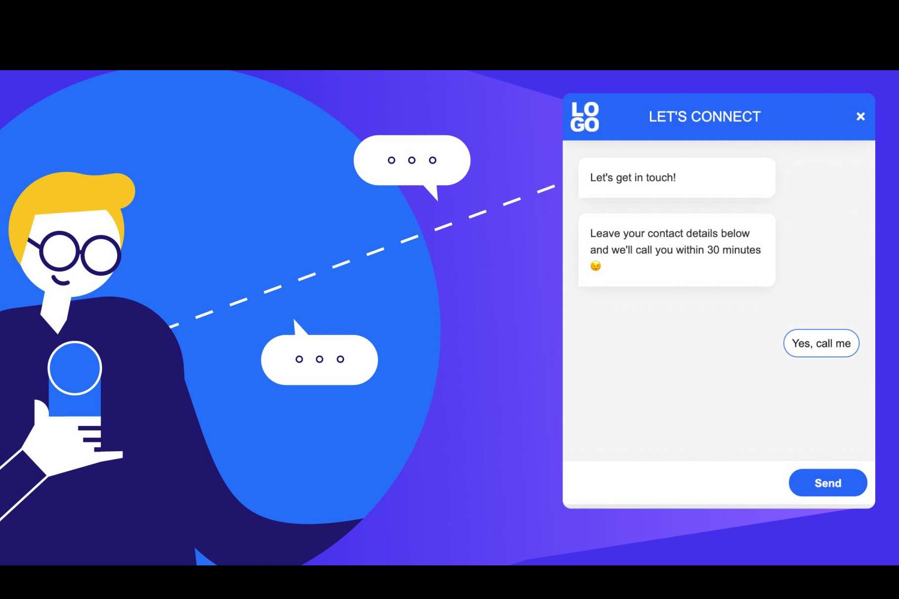 LeadDesk permite gestionar ágilmente a los clientes con un chat online y un bot