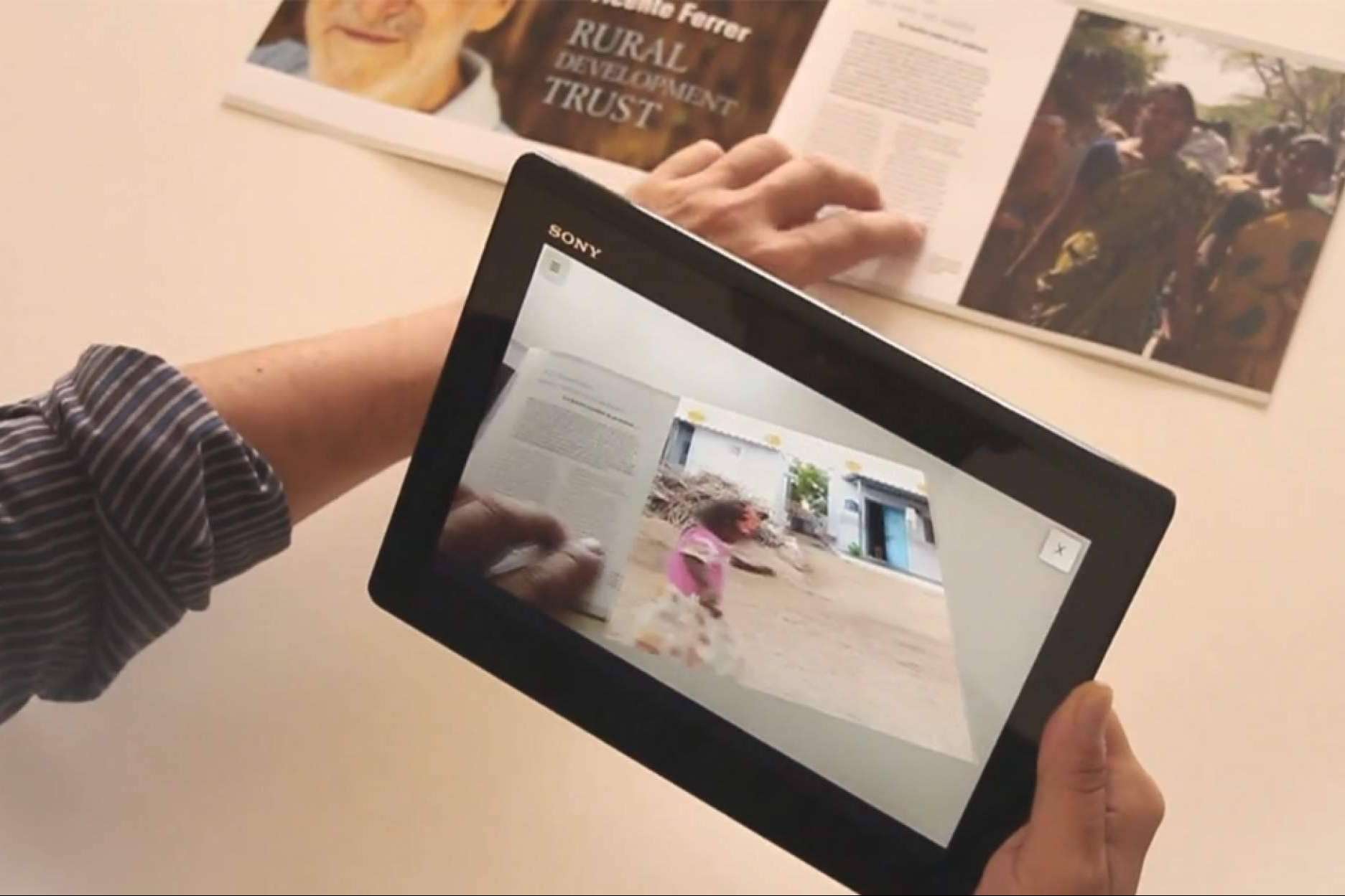 El libro con realidad aumentada realizado para la Editorial RBA - BBVA