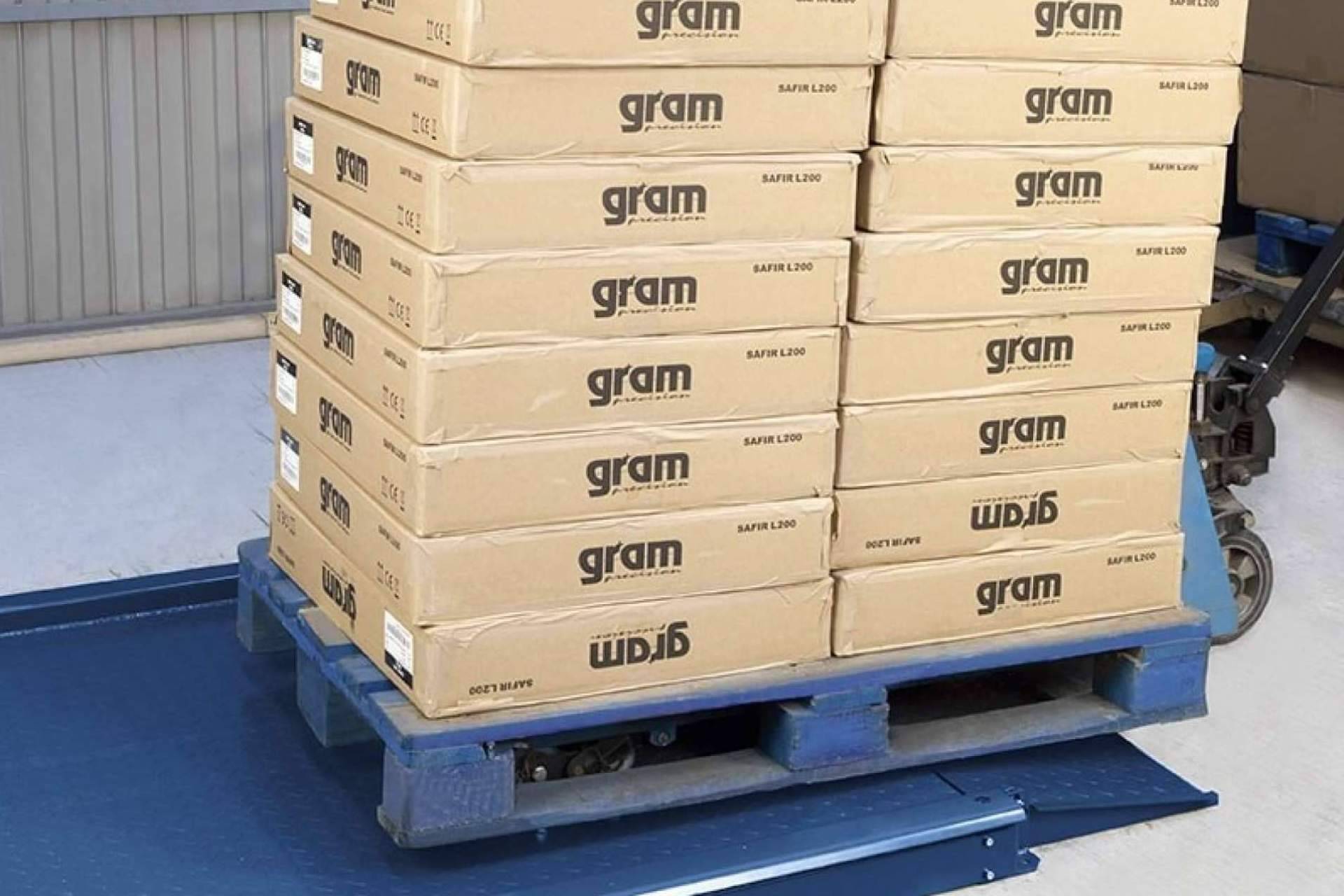 Balanzas Digitales ofrece diversas básculas de suelo para pesar palés
