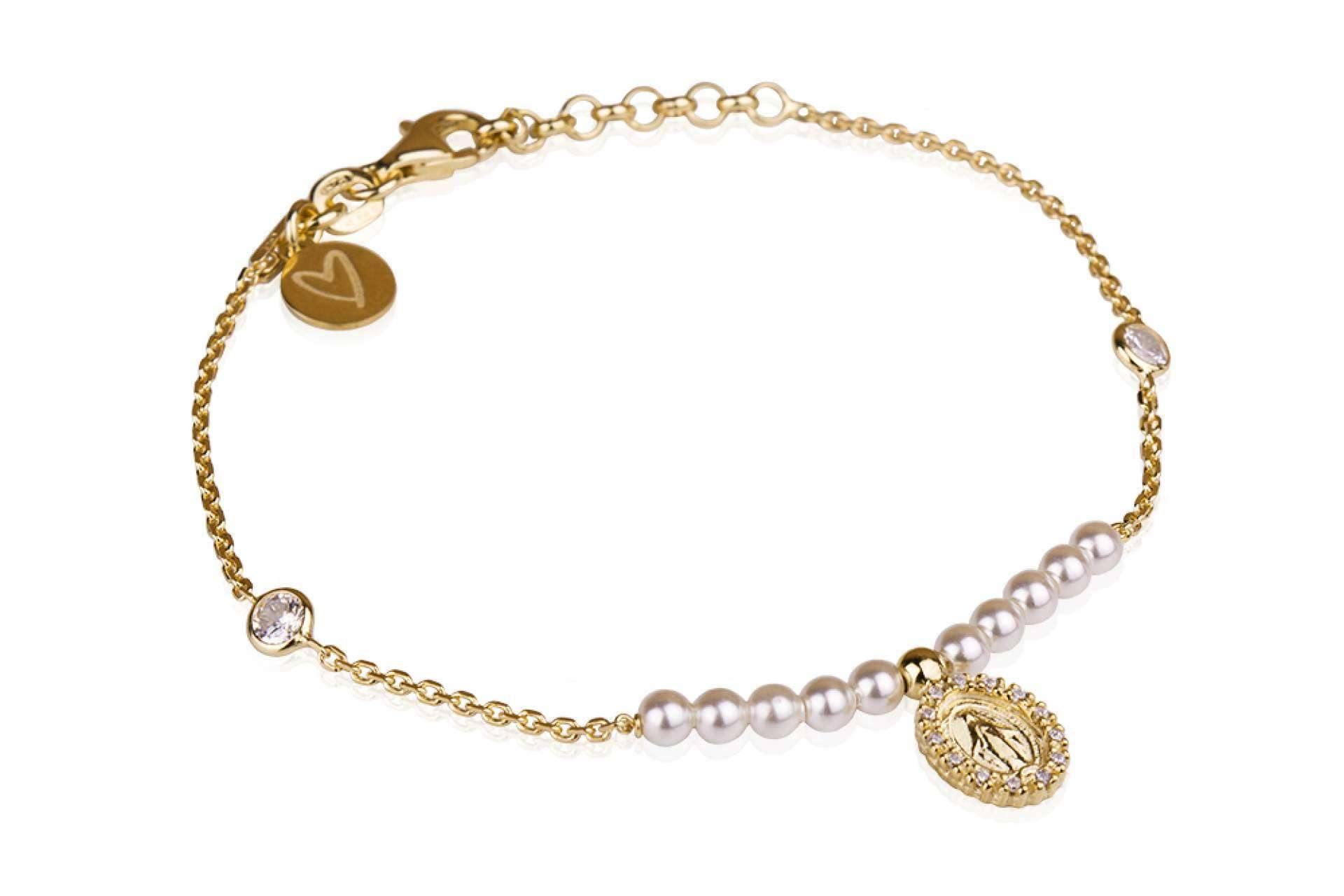 T-ADORO y sus pulseras de bolas multicolor de plata