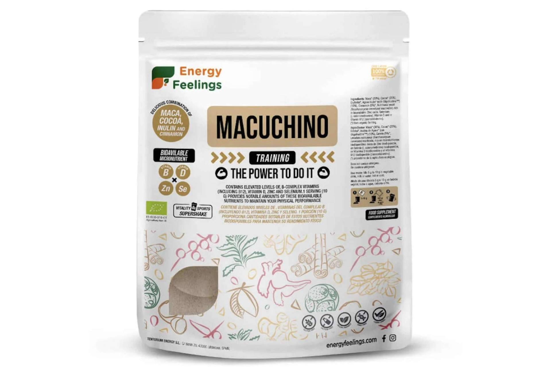 El batido de Mediterranean Superfoods para vigorizar y aportar energía al organismo, Macuchino Training Eco 2.0