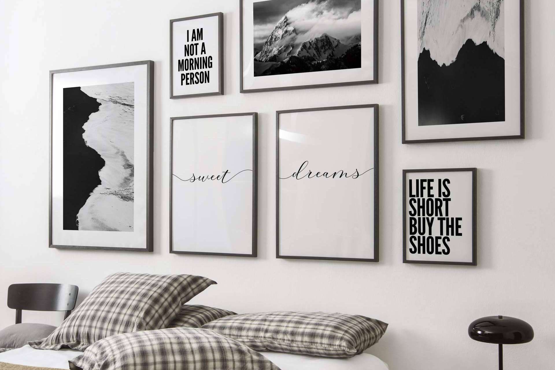 Un clásico que no falla, cuadros en blanco y negro para la decoración del hogar de Artesta