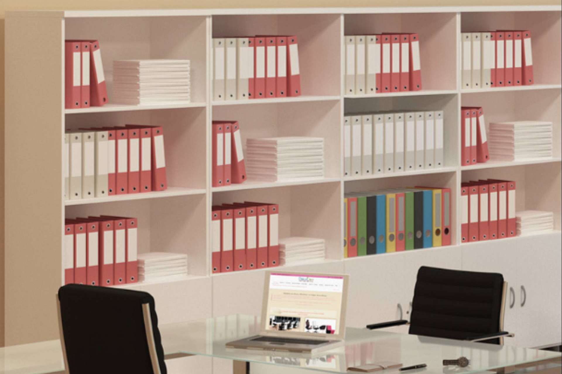 La tienda que ofrece material y archivadores de oficina, OfficeDeco