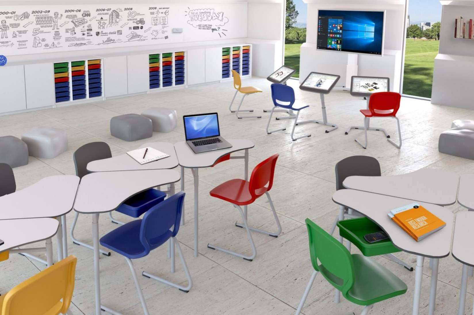 OfficeDeco dispone de un amplio catálogo de mobiliario escolar