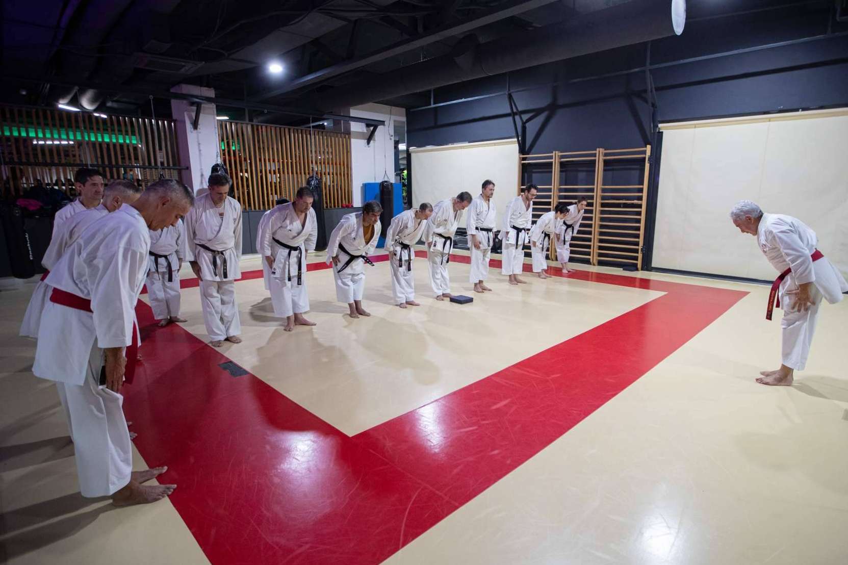 Artes marciales en Mabuni, gimnasio con piscina. Referente del karate en Madrid