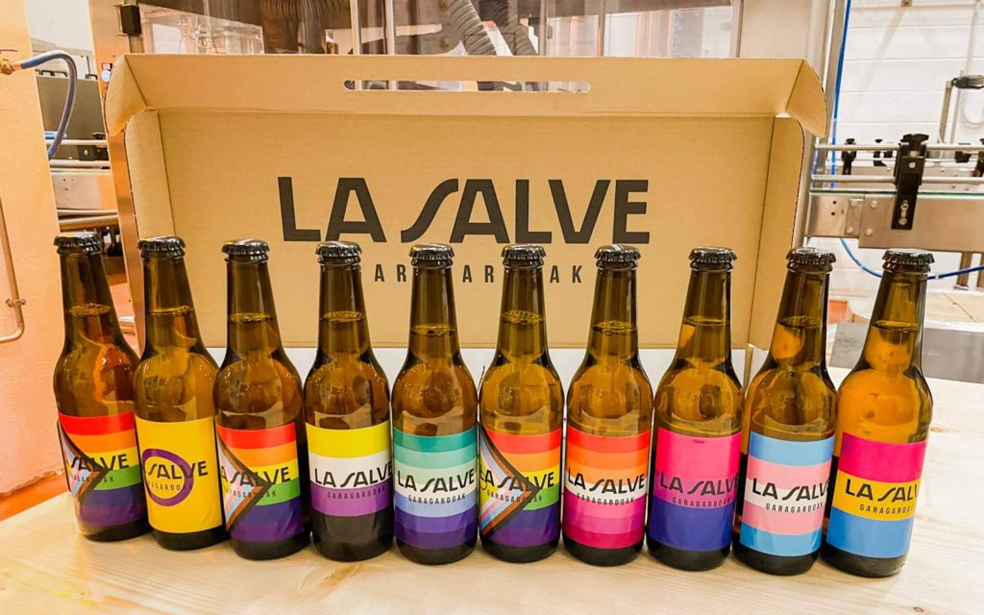 La marca de cervezas LA SALVE Bilbao, comprometida con el colectivo LGTBIQ+ en la celebración del orgullo