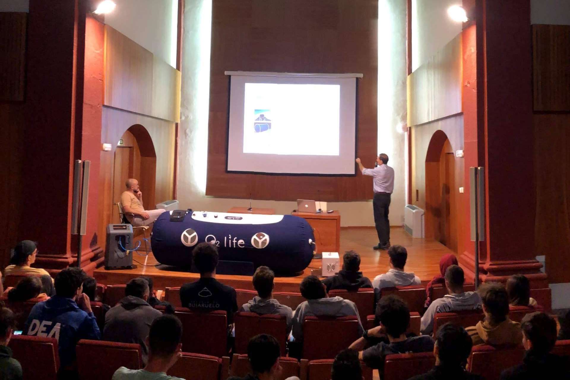 O2life colabora con INEFC en formaciones sobre la HBOT aplicada al deporte