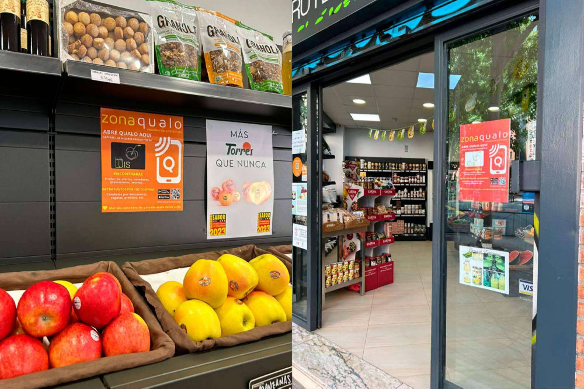 Información empresarial localizada sin escanear códigos QR, por QUALO